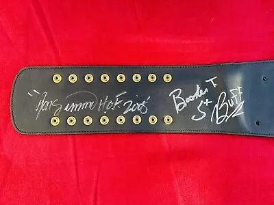 AUTOGRAPHED WCW Official Replica Tag Team Championship Belt Take Off Strap • $300