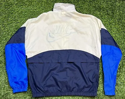 Vintage 90's Nike 1/2 Zip Windbreaker Jacket Men's M Double Sided Color Block • $27.89