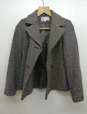 Ladies Wool Mix Jacket / Coat Size UK 8 (Soon By Matalan) • £8