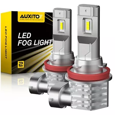 AUXITO 2PC H8 H11 H16 LED Fog Driving Light 6500K Super Bright Bulb White DRL EB • $32.99