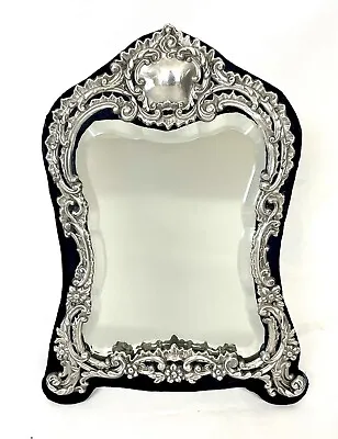 £395 • Buy Antique Edwardian Sterling Solid Silver Dressing Table Mirror CHESTER 1901