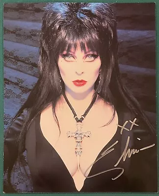 Elvira Mistress Of Darkness Signed Autographed 8x10 Photo • $79.99