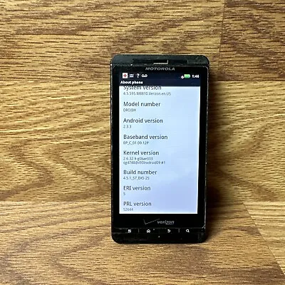 Motorola Droid  Verizon) 16GB Blue Smartphone - XT1565 • $13.60