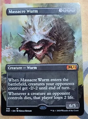 Massacre Wurm (Alternate Art) MTG Core Set 2021 (M21) (NM) • $5.50