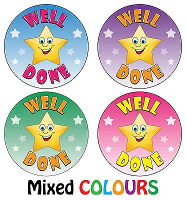 £2.29 • Buy Well Done Stickers - School Teachers Award - Parents Kids