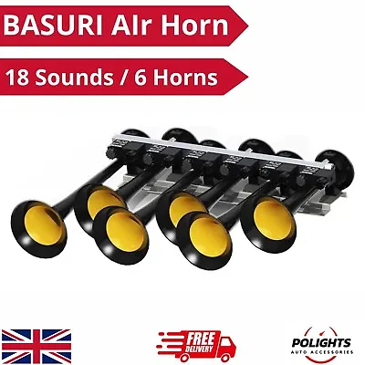 BASURI 2.0 Air Horn 18 Sounds Baby Shark Bus Truck Lorry And Heavy Duty Vehicle • £391.97