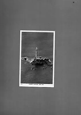Real Photo 1963 Longships Lighthouse  Lands End  Overland Views Card Unposted  • £6
