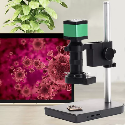 USB Industrial Electron Microscope Microscope Camera 100X 48MP 1080P 60FPS HDMI • $167.20