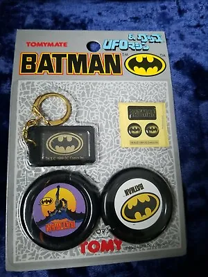 Tomy 1989 DC Comics Batman UFO Keychain Stickers #1~ Ray Rohr Cosmic Artifacts • $15.95