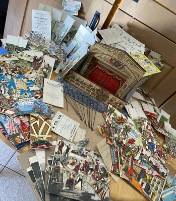 £700 • Buy RARE COLLECTORS Victorian Toy POLLOCKS THEATRE PLAY BOOKLETS CHARACTERS Pls Read