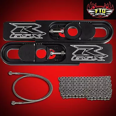 2005 GSX-R 1000 Swingarm Extensions Kit Chain And 36  Brake Line • $277