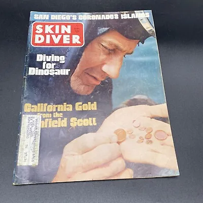 Skin Diver Magazine 1960s September 1969 San Diego California Gold Dinosaurs • $8.79