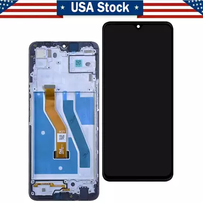 $32.85 • Buy For T-Mobile REVVL V+ 5G / V PLUS 5G LCD Display Touch Screen Digitizer Frame