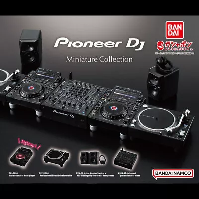 BANDAI Pioneer DJ Acoustic Equipment 4 PCS/SET Mini Capsule Toy Collection • $97.89