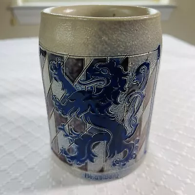 Rare Vtg REINHOLD MERKELBACH 5  Blue Stein From Hohr-Grenzhausen Germany - .5L • $24.44