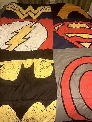 Justice League Combined Forces Bedding Blanket Full Size • $27.99