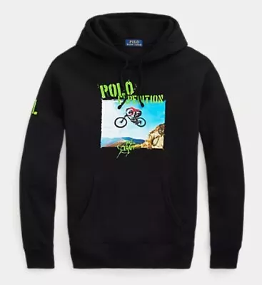 NWT Polo Ralph Lauren Fleece BMX Desert  1967 Graphic Hoodie Sz 2XL XL L M • $118