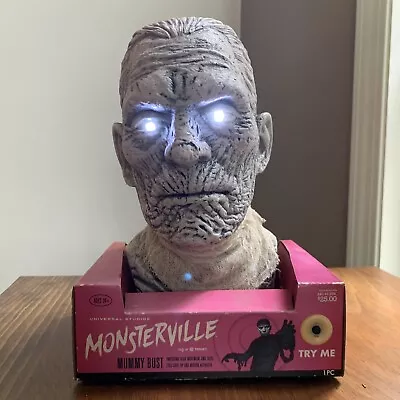 Universal Studios Monsterville Mummy Bust Motion Activated! • $35