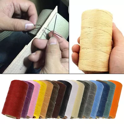 Waxed Thread Slipping Twine Upholstery Shoes Handbag Hand Sewing Craft DIY 9AD3 • £6.67