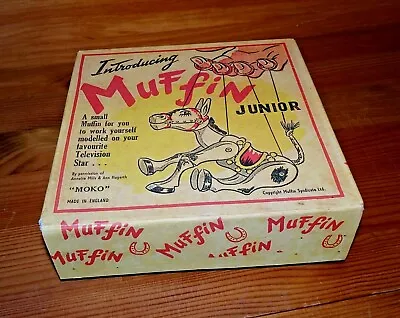 Moko Junior Muffin The Mule Puppet Reproduction Box For Marionette Puppet • £17.99