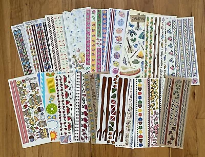 Assorted Brand Border Stickers - You Choose • $3.50