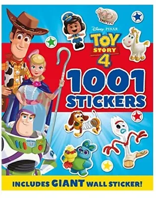£5.95 • Buy NEW Disney  TOY STORY 4 -  1001 STICKERS With GIANT WALL STICKER