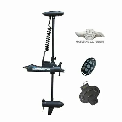 Haswing Cayman B 12V 55LB 54  Shaft TROLLING MOTOR Fishing With (Remote+Foot) !! • $599