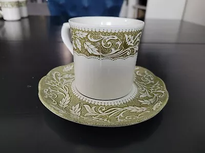 Vintage J. & G. Meakin Sterling Renaissance Teacup & Saucer Set • $12