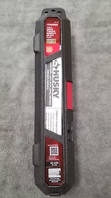 Husky 1/4in Drive Torque Wrench 40-200 LBS Alloy Steel Construction 625 319 NEW • $44