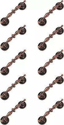 Probrico 10 Pack Cabinet Handles In Antique Copper FinishVintage Drawer Pulls F • $44.19