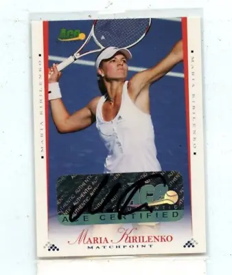 Maria Kirilenko 2008 Ace Matchpoint Tennis Auto Autograph #12 • $12.50
