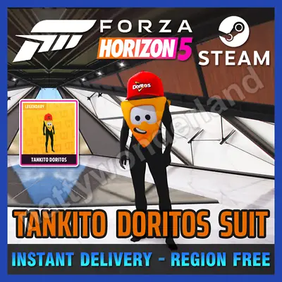 Forza Horizon 5 Tankito Doritos Legendary Suit Outfit Costume Steam PC Rare DLC • $2.47