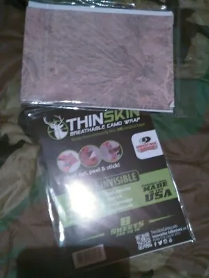 New Mossy Oak ThinSkin Camo Wrap - 2 Packs - *8 Cut & Stick 3M Sheets- 280 Sq In • $4.99