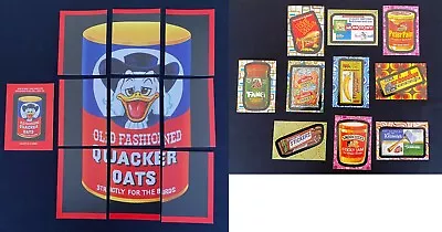 2008 Topps Wacky Packages Quacker Oats Complete Puzzle 10 Cards Flashback Ser 2 • $22.50
