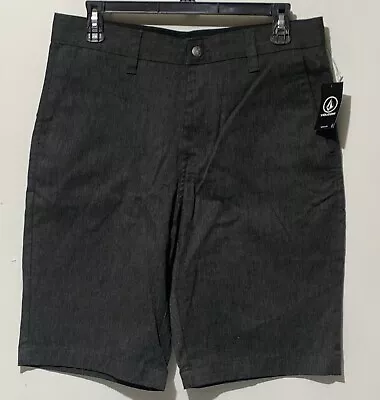 Volcom Men's Vmonty 22  Stretch Chino Short Black Men's Size 30 NWT • $14.99