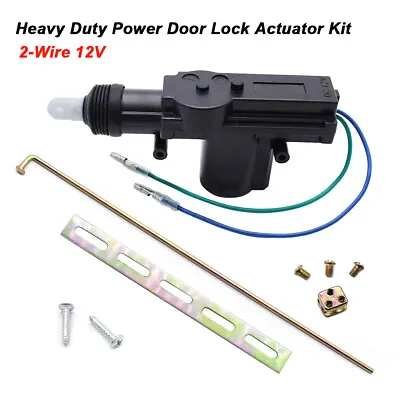 Car Central Power Door Locking Actuator Remote Kit 2 Wire Keyless Entry Lock • $10.69