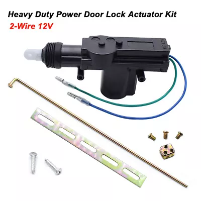 Car Central Power Door Locking Actuator Remote Kit 2 Wires Keyless Entry Lock • $8.29