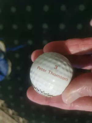 Rare!! Peter Thomsen Beneagles Golf Ball.  • $32