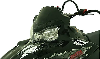 Powermadd Cobra Windshield Low Black 11  Polaris IQ Switch RMK Switchback 07-15 • $90