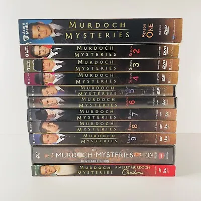 Murdoch Mysteries Seasons 1-9 + Movie Collection + Merry Murdoch Christmas (DVD) • $59.99