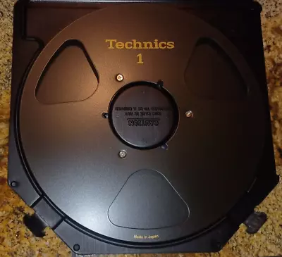 Mint Black Technics Empty 1/4  10.5  Take Up Metal Reel To Reel 3m Atr Version 2 • $90