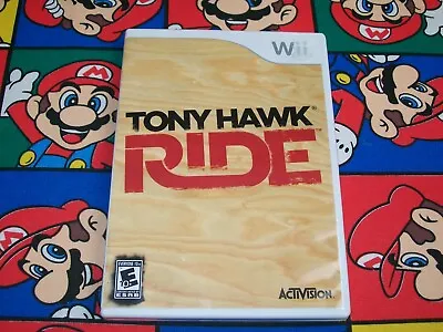 £4.34 • Buy Tony Hawk Ride (Nintendo Wii) CIB Complete GAME ONLY - Skateboarding