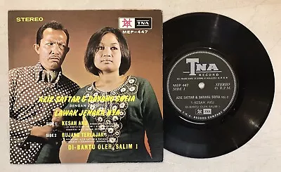 Aziz Sattar & Dayang Sofia Kesah Aku TNA MEP 447 Malay  7  45rpm Record  • $15.99