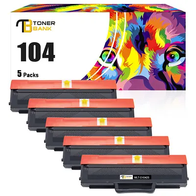 5x Toner Compatible For Samsung MLT-D1042S ML1670 ML1860 ML1865 ML1660 SCX-3200 • £44.99