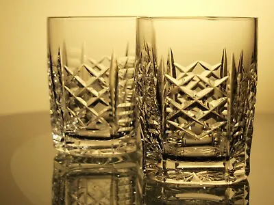 Waterford Crystal 5oz Tumblers Set Of 2 Vintage Signed Retired • £65