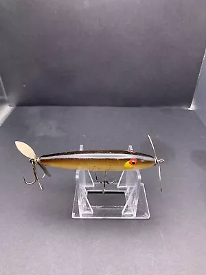 Vintage Fishing Lure! Unknown Plastic Minnow With Spinners! 3 3/4”! • $3.99