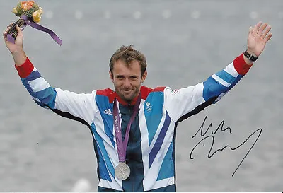 £24.99 • Buy Nick Dempsey Hand Signed 12x8 Photo London Olympics 2012 Silver Medal Winner 6.