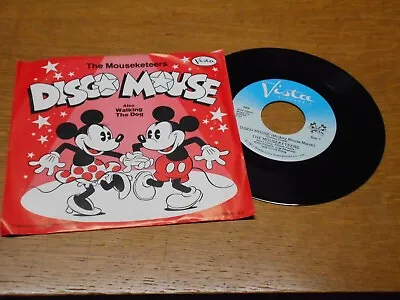 45rpm.  Mickey Mouse.  Walking The Dog /  Disco Mouse.  Nm-. • $9