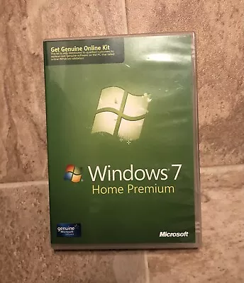 Microsoft Windows 7 Home Premium Upgrade 32 64 Bit Retail Box Product Key SP1 • $64.99