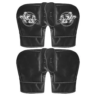 Motorcycle Handlebar Muffs Thickened Snowmobile Hand Warmers Windproof Gloves • $40.58
